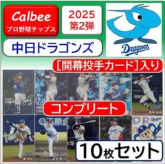 【コンプ 中日】2025プロ野球チップス第2弾 中日ドラゴンズ