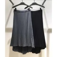 Theory プリーツスカート 18AW S グレー