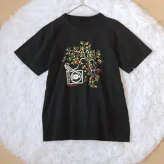 Super T.shirt⭕️半袖Tシャツ　黒　プリント　ヴィンテージ　オシャレ