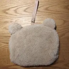 【新品未使用】ミルポッシェ　おむつポーチ くま耳付き ベージュ