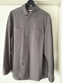 美品　dressterior 日本製ウールシャツ　サイズL
