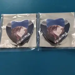Blackish House ブラハ ハート缶バッジ　YUE