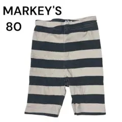 MARKY'S ボーダーパンツ 80