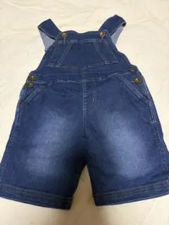 デニムオーバーオールショートパンツ 95cm
