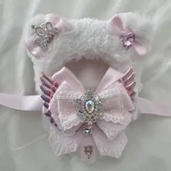 ぬい服 にじぱぺっと 10cm にじぱぺ ぬいぐるみ服 ねこ 着ぐるみ ピンク