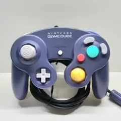 【純正品】ゲームキューブコントローラー　GCコン　バイオレット&クリア