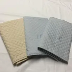 西川レムズ　銘仙版　座布カバー　55x59cm 3枚セット