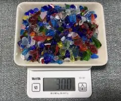 琉球ガラス　カレット　サイズMIX 約300g