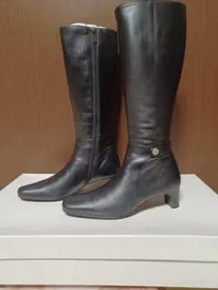 ing ロング ブーツ 23cm ブラック
