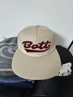 BoTT / SCRIPT LOGO 5 PANEL CAP / BEIGE