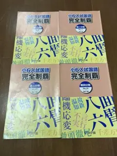 値下げ 浜学園 小6 入試国語 完全制覇 第１～第４分冊セット