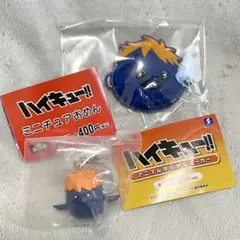ハイキュー ミニチュアおめん アニマルゆらゆらマーカー ヒナガラス 2点セット