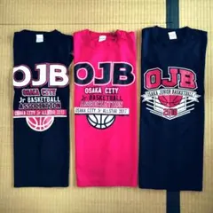 大阪市 Jr バスケットボールオールスター Tシャツ 3枚セット