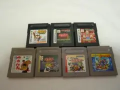 ゲームボーイソフト７本まとめセット がんばれゴエモンマリオ幽遊白書他