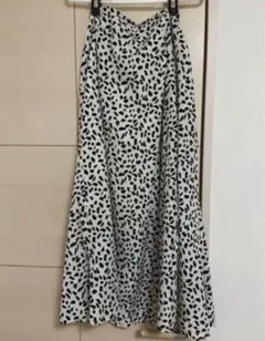 wcloset ダルメシアン柄スカート
