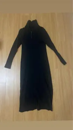ジップニットワンピース　ユニクロ
