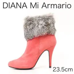C7667-g1◾️ダイアナ Mi Armarioヌバック×ファーショートブーツ