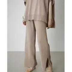 BASIC KNIT RIB PANTS/ベーシックニットリブパンツ