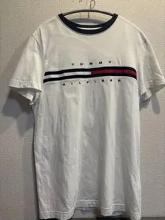 最終価格 TOMMY HILFIGER 白Tシャツ Sサイズ メンズ レディース