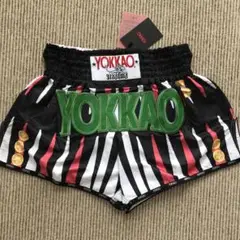 YOKKAO「REDGAMMON」ムエタイパンツ 黒 L venum系