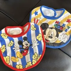 ミッキーマウス スタイ 2枚セット