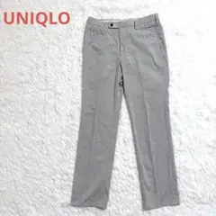 【ユニクロ】スラックスストレートパンツ　カジュアル　レディース　Lサイズ