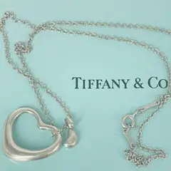 【人気】Tiffanyu0026 Co. 925 オープンハート ネックレス