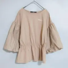 OFALO　オファロ　ボリュームスリーブギャザーカットソー　Mサイズ