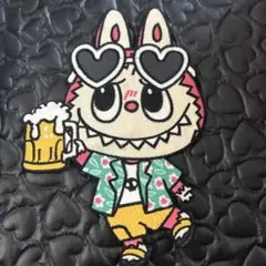 ラブブ LABUBU ワッペン 大