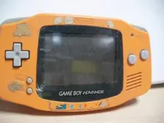 ジャンク　ゲームボーイアドバンス本体 イエロー　※裏のカバー欠品