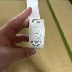 Thank you シール 3ロールセット