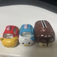 プーさん・ドナルド・チップとデール ミニカーセット