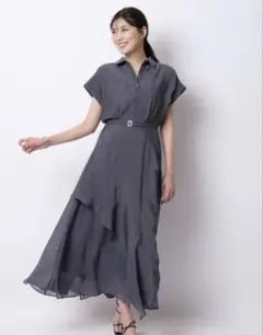 【タグ付き・新品未使用】Mystrada♡半袖シアーシャツワンピ