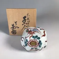 平安手塚景雲造　茶入　仁清写　梅鉢文　共箱 Yahoo!オークション -「平安景雲」の落札相場・落札価格