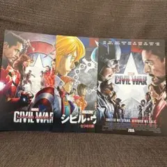 ポストカードセット　アベンジャーズ映画入場特典　キャプテンアメリカ 七つの大罪