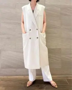 〈美品〉COLUMN コラム ロングジレ ESTNATION購入