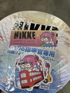 c106 コミケ NIKKE うちわ　ステッカー