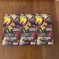 ワンピースカードゲーム　THE　BEST　vol.2　未開封3BOX　テープ付き