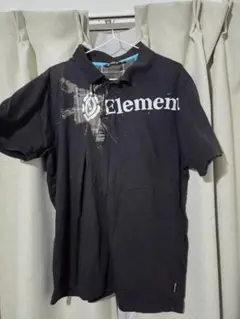 【良品】ELEMENT　ポロシャツ　半袖　エレメント　L　大きめ　スケーター