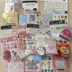 文具まとめ売り⑧ 33点　マスキングテープ　メモ帳　シール　文房具
