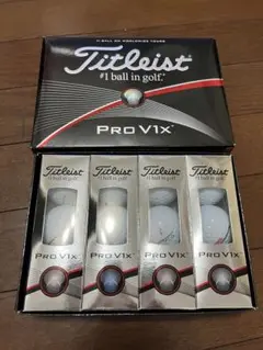 新品 タイトリスト ゴルフボールPRO V1X 1箱