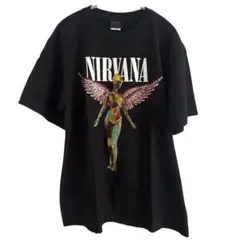 ニルバーナ IN UTERO バンドTシャツ XLサイズ ブラック