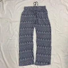 希少 1990s Vintage／イージー パンツ ドローコード 総柄 アメカジ