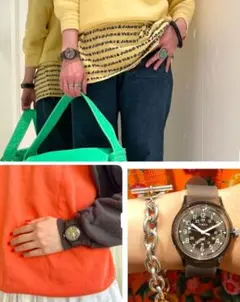 TIMEX × BEAMS BOY / 別注 ブラックスケルトン 3針ウォッチ