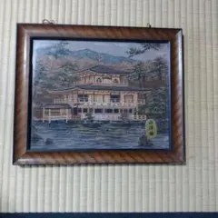 ●値下げしました●金閣寺 刺繍 アート