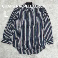 CHAPS RALPH LAUREN チャップス ストライプ　メンズシャツ　長袖