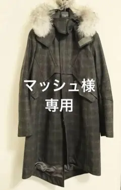 アンダーカバーUNDERCOVERウールチェックモッズコート 3