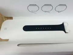 新品未使用純正　Apple Watch用 ブラックシリコンバンド　片方S/M