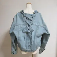 REDYAZEL♡デニム バックレースアップ Gジャン