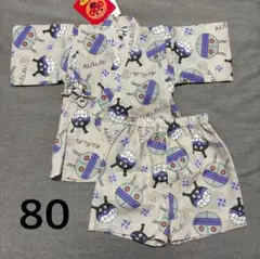 新品 バイキンマン　だだんだん　80サイズ　甚平